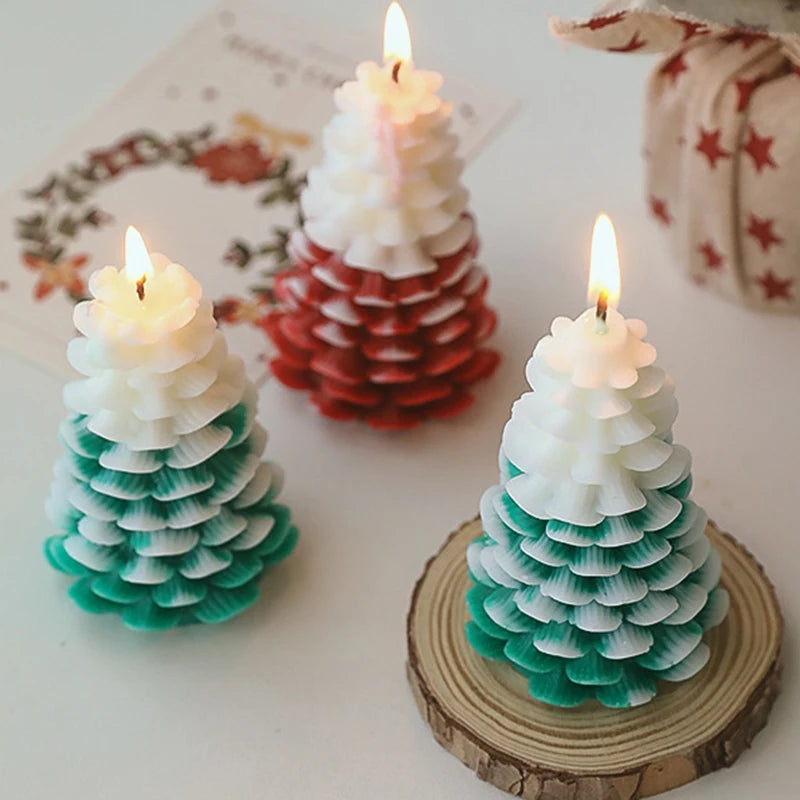 Creative Christmas Tree Aromatherapy Candle Soybean Wax